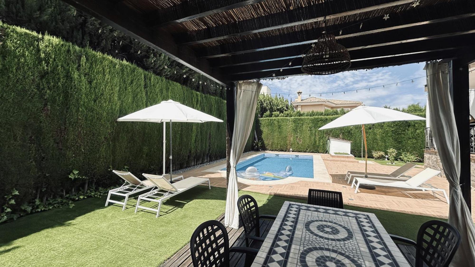 Extraordinaria Villa Con Piscina Y Chimenea Granada Exterior foto